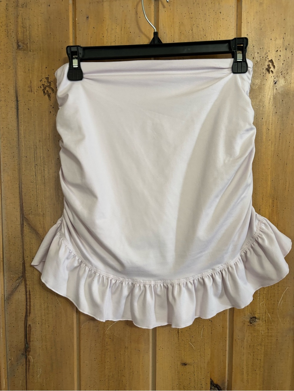 FP Movement by Free People White Ruffle Hem Mini Skirt